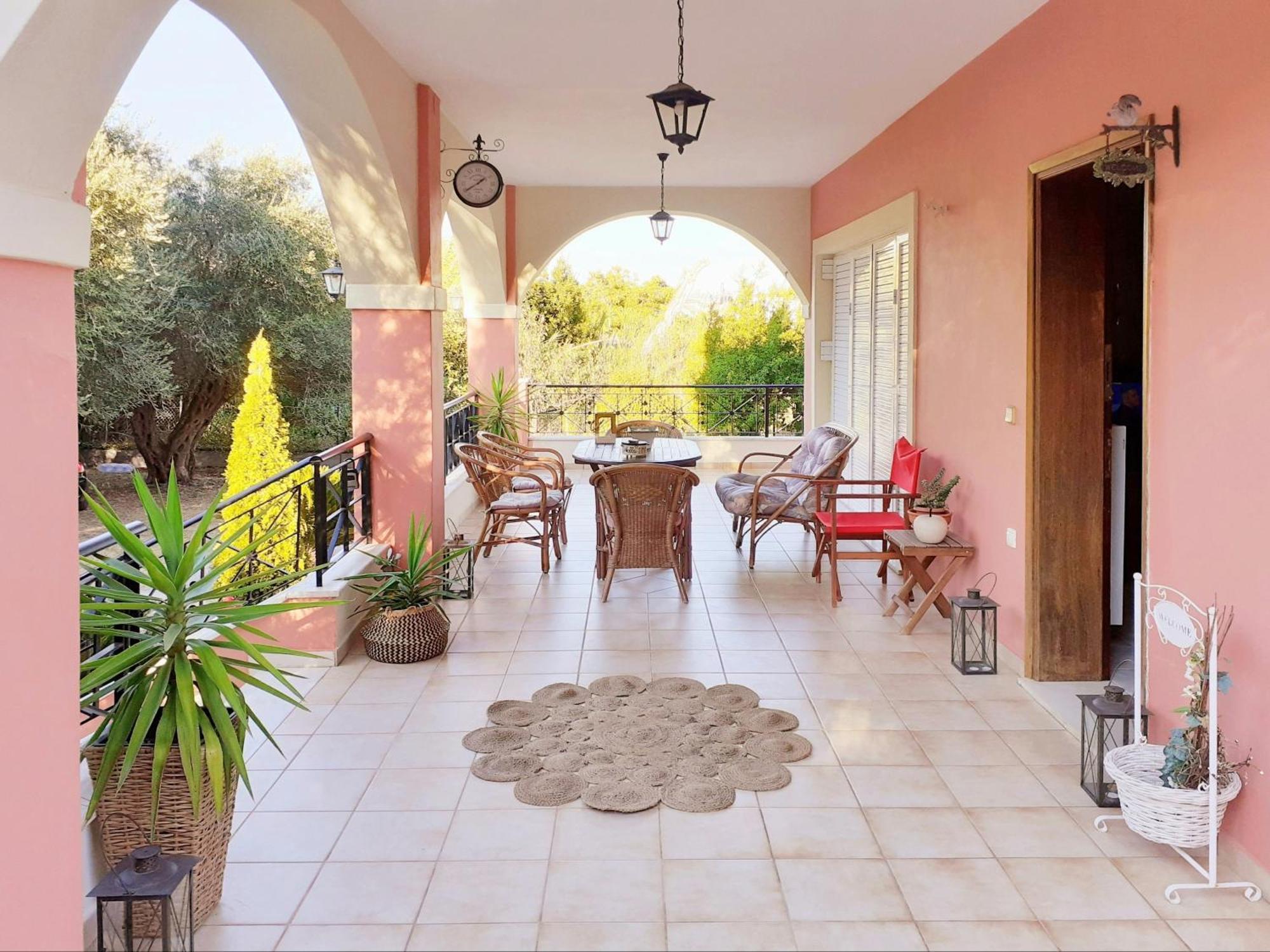 Villa Valia Seaside Ipsos Ngoại thất bức ảnh