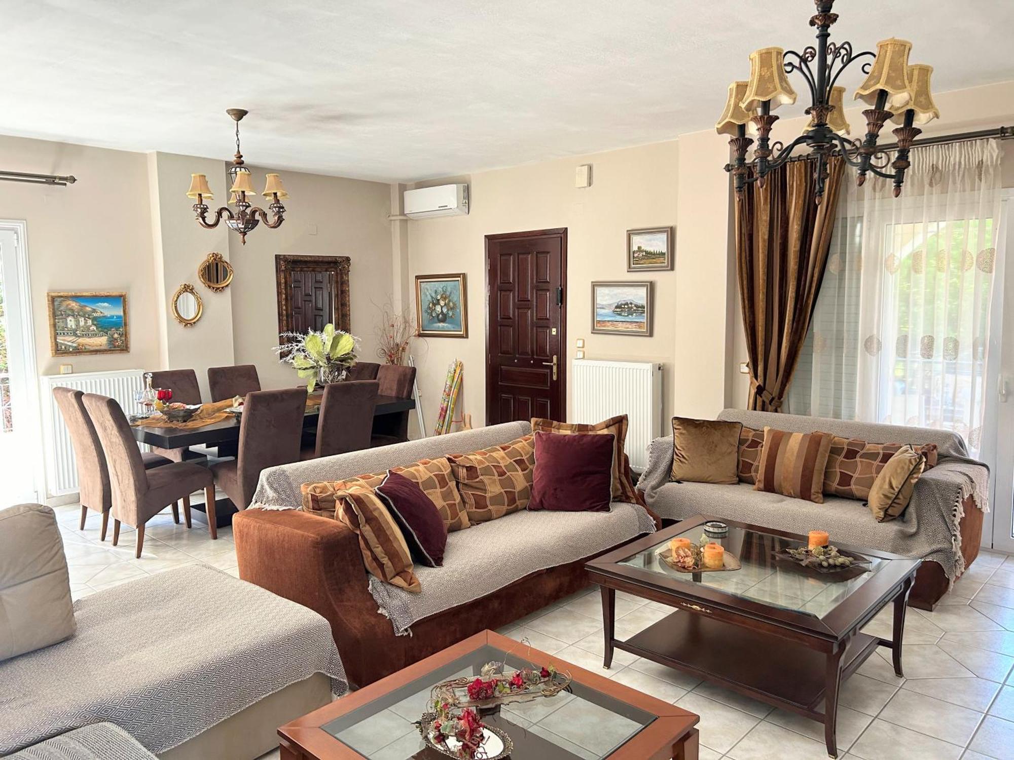 Villa Valia Seaside Ipsos Ngoại thất bức ảnh