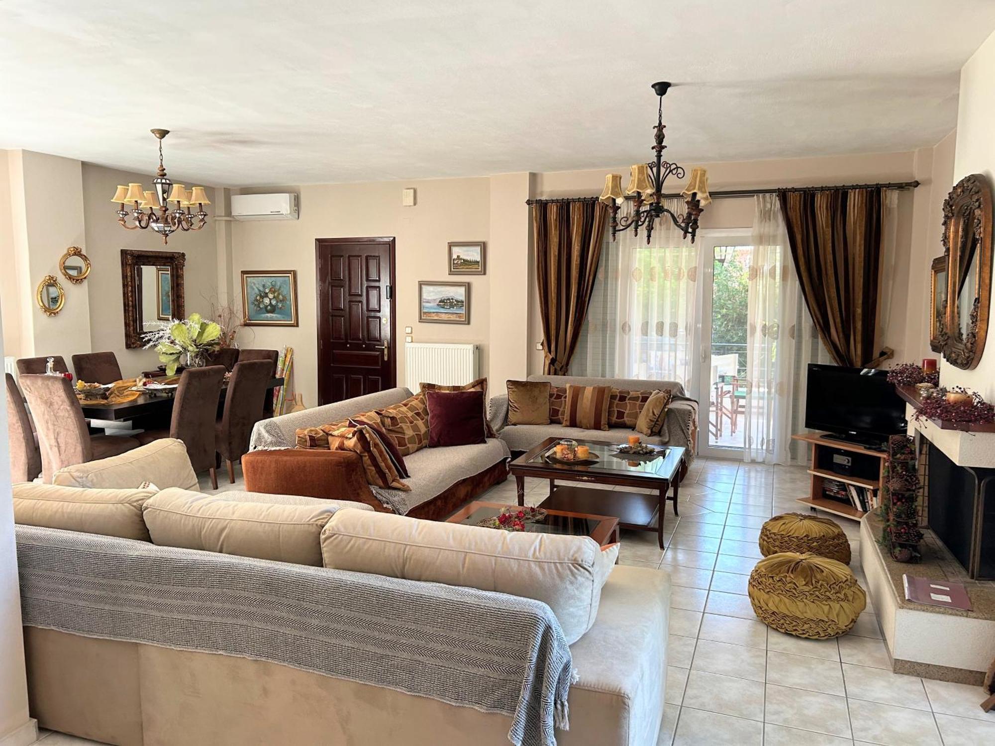 Villa Valia Seaside Ipsos Ngoại thất bức ảnh