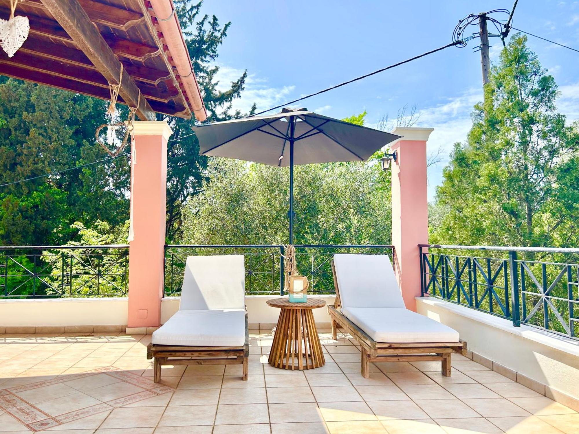 Villa Valia Seaside Ipsos Ngoại thất bức ảnh